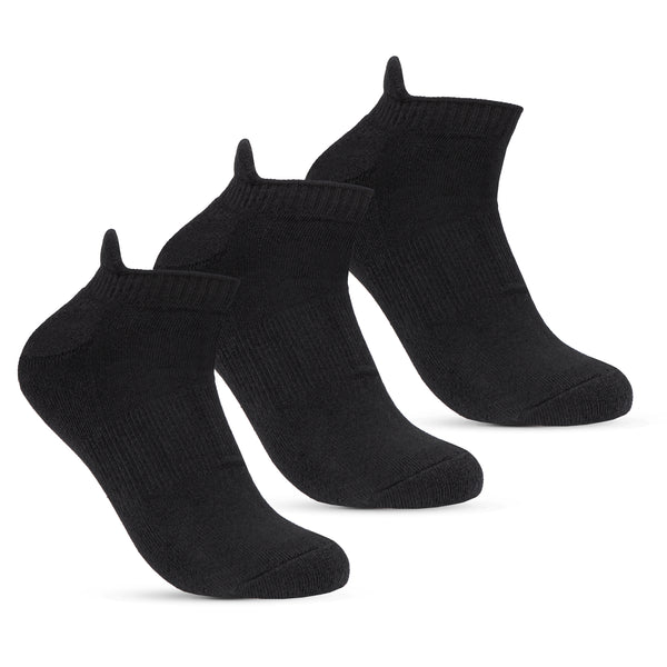 Low-Cut Half-Cushioned Heel Shield Men's Socks