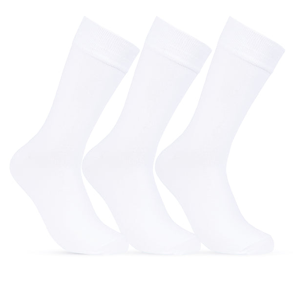 Long-Cut Classic Plain Men's Socks