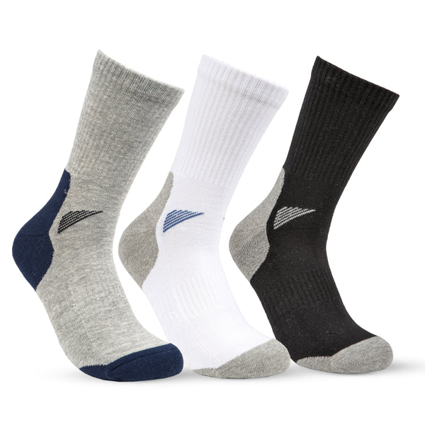 Long-Cut Half-Cushioned Men's Socks