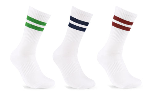 شراب طويل نصف فوطة مخطط للجنسين