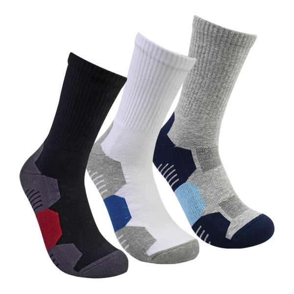 Long-Cut Half-Cushioned Men's Socks