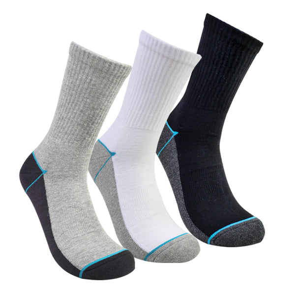 Long-Cut Half-Cushioned Men's Socks