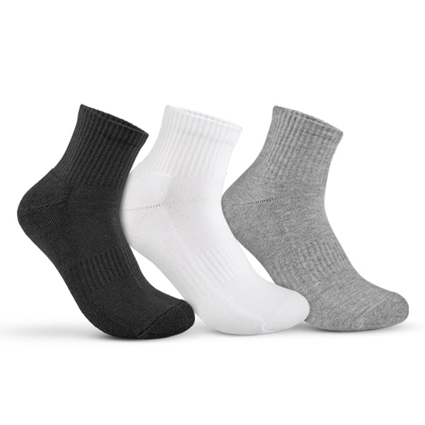 Medium-Cut Half-Cushioned Men's Socks