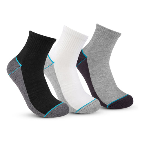 Medium-Cut Half-Cushioned Men's Socks