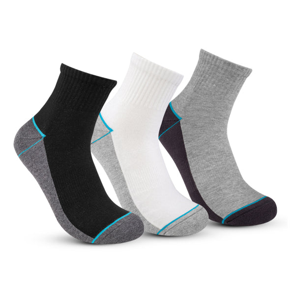 Medium-Cut Half-Cushioned Men's Socks