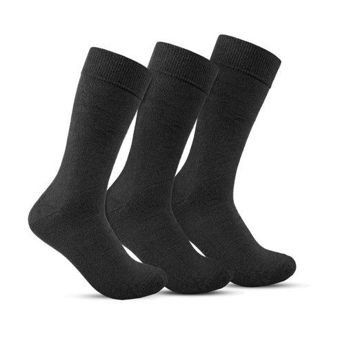 Long-Cut Classic Plain Men's Socks