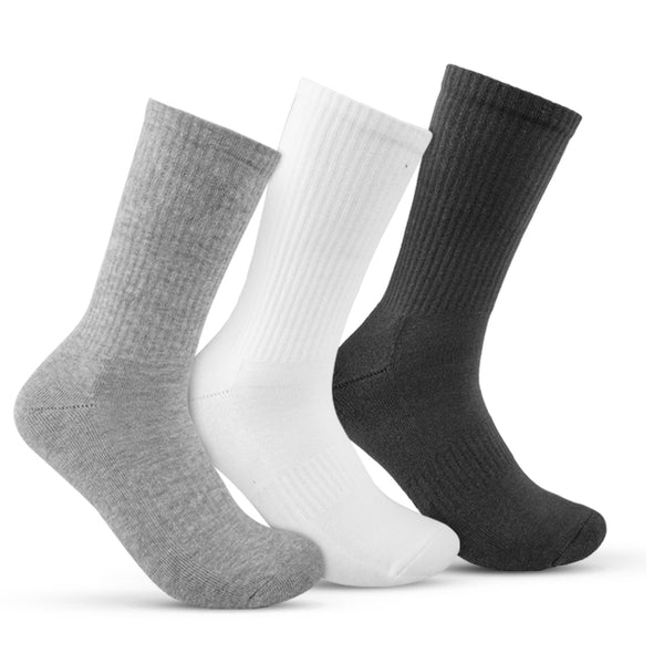 Long-Cut Half-Cushioned Men's Socks