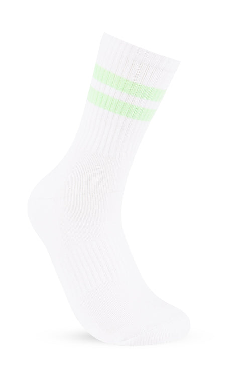 شراب طويل نصف فوطة مخطط للجنسين