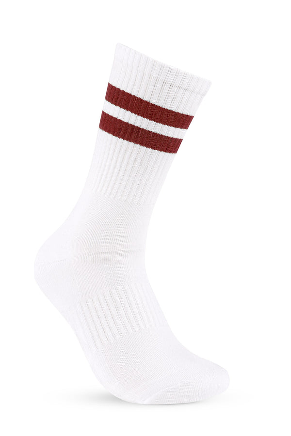 شراب طويل نصف فوطة مخطط للجنسين