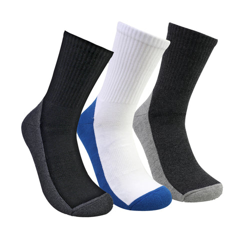 Long-Cut Half-Cushioned Men's Socks