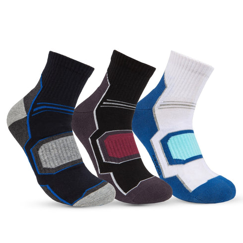 Medium-Cut Half-Cushioned Men's Socks