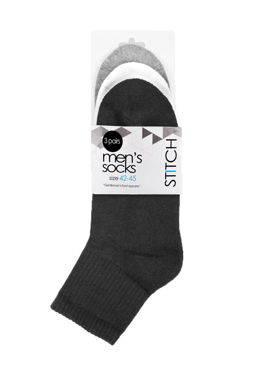 MediumCut HalfCushioned Men's Socks Stitch