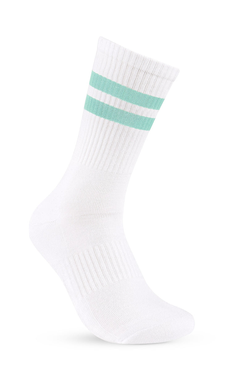 Two Striped Long-Cut Half-Cushioned Socks – Stitch