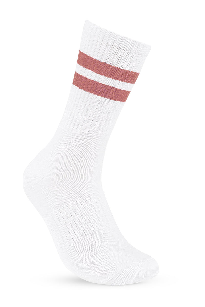 Two Striped Long-Cut Half-Cushioned Socks – Stitch